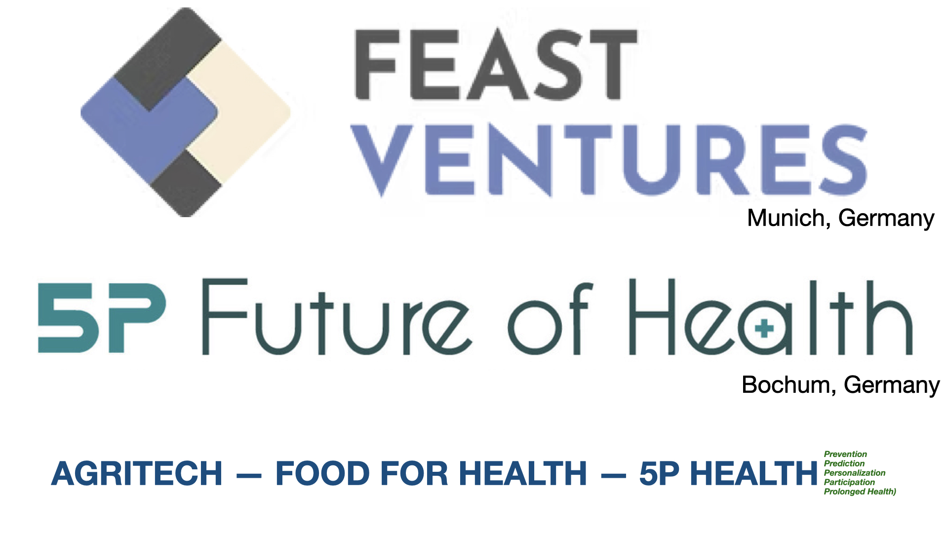 Feast Ventures / 5P Future of Health